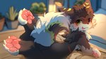 Rating: s
ID: 5613417
Date: 2025-06-01 07:42:09 -0400
Status: active
Score: 42
16:9 2025 4_fingers anthro bed bed_sheet bedding bedroom biped black_body black_fur blurred_background blush blush_lines butt canid canine canis chest_tuft crossed_arms digital_drawing_(artwork) digital_media_(artwork) domestic_dog fingers fluffy fluffy_tail fur furniture green_eyes heterochromia hi_res hlg7777 hybrid inside kemono looking_at_viewer looking_back looking_back_at_viewer lying lying_on_bed male mammal multicolored_body multicolored_fur naughty_face neck_tuft on_bed on_front pawpads paws pillow plant plant_pot potted_plant purple_eyes rear_view shaded solo tail tongue tongue_out tuft wallpaper white_body white_fur widescreen wolf wolfdog post #5613417