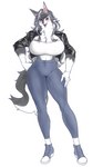Rating: s
ID: 4497776
Date: 2023-12-27 04:46:54 -0500
Status: active
Score: 64
anthro athletic athletic_female big_breasts black_clothing black_leather_jacket black_sclera blush bottomwear breasts canid canine canis clothing curvy_figure dark_pupils female footwear full-length_portrait fur grey_body grey_fur grey_hair hair hand_on_butt hi_res inner_ear_fluff jacket jessica_(noruru3737) kemono leather leather_clothing leather_jacket leather_topwear long_hair mammal multicolored_body multicolored_fur muscular muscular_female navel_outline neck_tuft noruru3737 pants portrait shoes simple_background sneakers solo tail topwear tube_top tuft two_tone_body two_tone_fur two_tone_tail wolf yellow_eyes post #4497776
