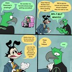 Rating: s
ID: 4952550
Date: 2024-07-30 15:17:36 -0400
Status: active
Score: 282
2024 animaniacs anthro avian beak bird blue_background bodily_fluids canid canine canis chair cigar clone_high clothed clothing collared_shirt comic computer dialogue domestic_dog dress_shirt electronics ellipsis english_text eye_patch eyewear facial_hair feathers female four_frame_image frown fur furniture gloves grandchild_(lore) grandmother_(lore) grandmother_and_grandchild_(lore) grandmother_and_grandson_(lore) grandparent_(lore) grandparent_and_grandchild_(lore) grandson_(lore) group hand_on_shoulder handwear happyroadkill hi_res hook hook_hand humor inkblot jolly_roger laptop male mammal meme_pose necktie open_mouth pirate shirt simple_background sitting smoke smoking speech_bubble standing stubble suit tank_top tattoo tears text the_truth toony topwear trio tuft warner_brothers yakko_warner post #4952550