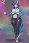Rating: s
ID: 4753018
Date: 2024-04-30 14:47:10 -0400
Status: active
Score: 70
2:3 anthro arm_tattoo black_clothing black_latex black_leggings black_legwear black_lips blue_body blue_fur blue_hair breasts canid canine clothed clothing crop_top digital_media_(artwork) english_text female footwear fox fur hair hand_on_hip hi_res krystal_(star_fox) latex latex_clothing latex_leggings latex_legwear leggings legwear lips looking_at_viewer mammal nintendo shirt shoes smile sneakers solo star_fox tail tattoo text topwear white_body white_fur zak898 post #4753018
