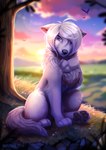 Rating: s
ID: 5647910
Date: 2025-06-17 03:37:07 -0400
Status: active
Score: 20
absurd_res alpha_and_omega ambient_bird black_pawpads bloominglynx blue_eyes blurred_background chest_tuft female feral fur glistening glistening_eyes grass hair hi_res leg_tuft lilly_(alpha_and_omega) monotone_body monotone_fur mouth_closed outside pawpads plant sitting solo tree tuft white_body white_fur white_hair post #5647910