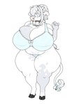 Rating: s
ID: 5589772
Date: 2025-05-22 00:53:26 -0400
Status: active
Score: 12
absurd_res almankanine anthro bell bell_collar big_breasts biped blue_eyes bovid bovine bow_ribbon bra breasts cattle cleavage clothed clothing collar cowbell ear_piercing eyelashes female fingers hair hi_res huge_breasts linda_(almankanine) mammal mature_female overweight panties piercing pupils simple_background tail text thick_thighs underwear white_background post #5589772