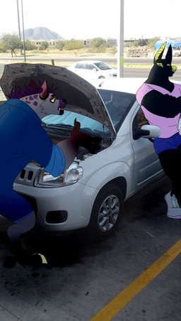 Rating: s
ID: 2890828
Date: 2021-08-22 04:22:49 -0400
Status: active
Score: 12
absurd_res alex_(sybervenn) anthro black_body black_fur bottomwear canid canine canis car clothing crest_(disambiguation) digital_media_(artwork) duo egyptian facial_piercing fur grey_body grey_fur hi_res humanoid hybrid hyena jackal khaleb_(sybervenn) male male/male mammal muscular muscular_male nose_piercing nose_ring photo_background photography_(artwork) piercing pink_clothing pink_shirt pink_topwear ring_piercing shirt shorts spotted_hyena sybervenn topwear uniform vehicle yellow_body yellow_fur post #2890828