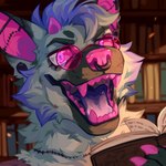 Rating: s
ID: 5650531
Date: 2025-06-18 07:05:13 -0400
Status: active
Score: 3
1:1 ambiguous_gender anthro blue_hair book canid canine cheek_tuft corzh77 ear_piercing eyelashes eyewear facial_piercing facial_tuft front_view fur gauged_ear glasses grey_body grey_fur hair hi_res holding_book holding_object horn industrial_piercing inside library looking_at_viewer mammal multiple_piercings neck_tuft nose_piercing nose_ring open_mouth patchwork_creature piercing pink_eyes pink_horn pink_inner_ear pink_nose pink_teeth ring_piercing round_glasses septum_piercing septum_ring short_hair short_horn small_horn solo teeth tuft post #5650531