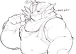 Rating: s
ID: 5534614
Date: 2025-04-27 17:42:25 -0400
Status: active
Score: 24
anthro belly biped blush clothing crown exe_exem eyes_closed generation_3_pokemon headgear japanese_text male monochrome musclegut muscular muscular_anthro muscular_male nintendo overweight overweight_anthro overweight_male pokemon pokemon_(species) shirt simple_background solo standing swampert tank_top text topwear white_background post #5534614