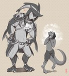 Rating: s
ID: 4121554
Date: 2023-06-20 13:13:34 -0400
Status: active
Score: 25
2023 5_toes absurd_res anthro clothed clothing digital_media_(artwork) duo excited eye_contact featureless_crotch feet hands_on_hips hi_res humanoid_hands hybrid looking_at_another male marine membrane_(anatomy) nintendo nonbinary_(lore) one_eye_closed pinkgirlpen prince_sidon sarong simple_background sovrim_terraquian the_legend_of_zelda toes toothy_smile webbed_feet wink zora post #4121554