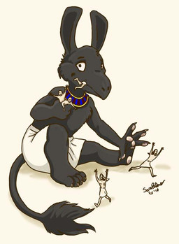 2010 ambiguous_gender anthro black_fur caribou_(artist) clothed clothing deity egyptian_clothing fur group human macro male mammal oral_vore pawpads set simple_background tan_background vore
Rating: Safe
Score: 1
User: Clawstripe
Date: September 21, 2017 2010 ambiguous_gender anthro black_fur caribou_(artist) clothed clothing deity egyptian_clothing fur group human macro male mammal oral_vore pawpads set simple_background tan_background vore
Rating: Safe
Score: 1
User: Clawstripe
Date: September 21, 2017