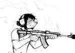 Rating: s
ID: 5549769
Date: 2025-05-05 00:14:16 -0400
Status: active
Score: 7
2025 american_opossum anthro black_and_white comic earmuffs electronics english_text evil_laugh eyes_closed female gun hair hair_bun headphones hi_res hladilnik holding_gun holding_object holding_ranged_weapon holding_rifle holding_weapon mammal marsupial marylin_(hladilnik) monochrome ranged_weapon rifle semi-automatic silencer smoke smoking_gun solo text weapon post #5549769