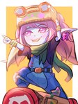 Rating: s
ID: 5463097
Date: 2025-03-29 00:27:46 -0400
Status: active
Score: 9
3:4 alternate_costume belt blue_body blue_clothing blue_skin blush cardboard clothing ear_piercing female gesture green_scarf hair hand_gesture hat headgear headwear hi_res humanoid humanoid_pointy_ears league_of_legends light lighting open_mouth open_smile piercing pointing pointy_ears poppy_(lol) purple_eyes purple_hair riot_games scarf simple_background smile snaggle_tooth solo standing tencent twintails_(hairstyle) wild_rift yanwensesame yordle post #5463097