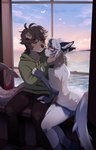 Rating: s
ID: 5375682
Date: 2025-02-15 17:33:32 -0500
Status: active
Score: 33
absurd_res anthro blue_body blue_fur brown_eyes brown_hair canid canine clothing digital_media_(artwork) duo felid feline female fish floppy_ears fluffy fluffy_hair fur grey_body grey_fur hair hi_res holding_arm holding_leg holding_neck holding_thigh hoodie male male/female mammal marine megumigoo pinniped pom_(pomfishee) red_eyes romantic sea seal seal_tail shark shark_tail silva_(silvasealpup) tail topwear water white_body white_fur white_hair post #5375682