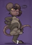 Rating: s
ID: 5654306
Date: 2025-06-19 20:09:07 -0400
Status: active
Score: 5
2023 american_mythology anthro belly chupacabra clothing costume denatured_albumin_(character) denaturedalbumin duo hi_res male mammal mouse murid murine mythology purple_background rodent simple_background size_difference text yellow_sclera post #5654306