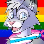 Rating: s
ID: 5631839
Date: 2025-06-09 20:59:47 -0400
Status: active
Score: 4
2025 anthro blue_eyes digital_media_(artwork) dipstick_ears domestic_cat ear_markings egyptian_mau emilycreative eyewear felid feline felis femboy femboy_pride_colors fur glasses grey_body hair hi_res icon kerchief lgbt_pride lgbt_pride_month looking_at_viewer male mammal multicolored_ears neckerchief neckwear nixuelle open_mouth pink_nose pride_color_background pride_colors rainbow_pride_colors simple_background six-stripe_rainbow_pride_colors smile solo subculture_pride_colors teeth tongue whiskers post #5631839
