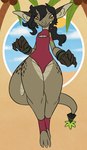 Rating: s
ID: 5586049
Date: 2025-05-20 13:09:56 -0400
Status: active
Score: 26
anthro arm_tattoo big_ears black_hair blush brown_body brown_scales cleavage_cutout clothing coconut cutout deadlock drupe_(fruit) facial_piercing fangs female food freckled_hips freckled_legs freckled_tail freckled_thighs freckles fruit gargoyle hair hi_res horn ivy_(deadlock) long_tail looking_at_viewer nerdyreindeer nose_piercing nose_ring one-piece_swimsuit palm_tree piercing plant ponytail red_clothing red_swimwear ring_piercing rose_tattoo scales solo swimwear tail tattoo teeth thick_thighs tree valve wide_hips post #5586049