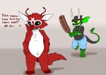 Rating: s
ID: 2626541
Date: 2021-02-23 00:00:07 -0500
Status: active
Score: 7
2021 3_toes 4_arms 4_fingers absurd_res alien angry antennae_(anatomy) black_body black_eyes black_fur blue_bottomwear blue_clothing blue_shorts bottomwear chance_(experiment) chest_tuft claws clothed clothing dialogue disney duo english_text exelzior experiment_(lilo_and_stitch) featureless_crotch feet fingers flat_colors fluffy fluffy_tail fur green_eyes green_nose hi_res horn humor lilo_and_stitch male multi_arm multi_limb notched_ear paddle red_antennae red_body red_claws red_fur red_nose running shorts simple_background spade_tail standing tail text toes topless topless_male tsuki_akurei tuft white_body white_fur post #2626541