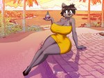 Rating: s
ID: 2770393
Date: 2021-06-04 16:41:29 -0400
Status: active
Score: 91
4:3 anthro beach big_breasts black_hair black_nose breasts canid canine canis clothing colored_nails crossgender curvy_figure dracojeff dress female footwear fur grey_body grey_fur hair high_heels holding_perfume hourglass_figure huge_breasts long_legs male_(lore) mammal minidress mtf_crossgender nails palm_tree perfume perfume_bottle phyco pink_nails pinup plant pose pumps sand sea seaside shoes short_dress smile solo sunset thick_thighs tight_clothing tight_dress tree water wide_hipped_anthro wide_hipped_female wide_hips wolf yellow_clothing yellow_dress post #2770393