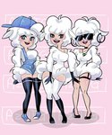 Rating: s
ID: 5345731
Date: 2025-02-01 22:10:15 -0500
Status: active
Score: 25
5:6 anthro asdfmovie azultg bovid caprine clothed clothing droopy_(series) ear_piercing ear_ring eyewear female fur group hat headgear headwear leggy_lamb looking_at_viewer mammal metro-goldwyn-mayer overalls piercing ring_piercing sheep sheep_wrecked sunglasses trio white_body white_fur white_wool wool_(fur) post #5345731