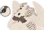 Rating: s
ID: 4110242
Date: 2023-06-14 13:54:33 -0400
Status: active
Score: 43
2022 anthro avian beak between_breasts big_breasts bird body_between_breasts breasts brown_beak brown_body brown_claws brown_eyelids brown_feathers canid canine claws duo feathers female female_anthro heartman98 hi_res horned_owl hug male male/female male_anthro mammal micro micro_between_breasts nude nude_anthro nude_female owl simple_background snowy_owl snowy_owl_(unknown12x) talon_hands true_owl unknown12x white_background white_body white_feathers yellow_eyes yellow_sclera post #4110242