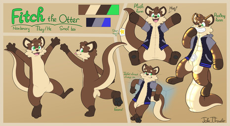 Rating: s
ID: 5698640
Date: 2025-07-10 02:59:18 -0400
Status: active
Score: 3
animate_inanimate brown_body brown_fur clothing digital_media_(artwork) english_text fitch_the_otter fur glistening hi_res inflatable jacket jake_the_traveler living_inflatable mammal model_sheet mustelid musteline nonbinary_(lore) nozzle nozzle_on_belly nude otter pawpads paws permagrin plushie pool_toy semi-anthro simple_background smile solo tail text tongue tongue_out topwear post #5698640