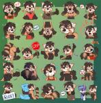 Rating: s
ID: 1020498
Date: 2016-10-12 20:58:03 -0400
Status: active
Score: 15
2016 4_fingers ailurid angry anthro black_body black_fur black_hair black_nose black_tail blush border brown_body brown_fur brown_tail clothed clothing confusion crossed_arms digital_media_(artwork) duo electronics ellipsis english_text eyebrows eyes_closed eyewear facepalm fingers fluffy fluffy_tail fur gesture glasses green_background green_border hair half-closed_eyes hand_gesture happy headphones heart_symbol holding_object holding_sign hug kerchief konomichi licking licking_lips listening_to_music long_tail looking_at_viewer male mammal markings multicolored_body multicolored_fur multiple_poses musical_note musical_symbol narrowed_eyes nude one_eye_closed open_mouth outside_border pink_tongue pointing pose question_mark raised_eyebrow red_panda ring_(marking) ringed_tail screaming self_lick shirt shy sign simple_background slap smile solo_focus speech_bubble stop_sign striped_markings striped_tail stripes symbol tail tail_hug tail_markings tank_top teeth text thumbs_up tired tongue tongue_out topwear two_tone_tail upside_down waving waywardmutt white_body white_fur yellow_eyes post #1020498