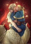 Rating: s
ID: 4905663
Date: 2024-07-08 14:16:20 -0400
Status: active
Score: 72
2024 abstract_background absurd_res animal_humanoid biped blonde_hair blue_clothing blue_robe blush carrying_another carrying_partner claws clothing delicious_in_dungeon digital_media_(artwork) dragon dragon_humanoid dragon_taur duo elf english_text falin_touden feathered_dragon feathered_dragon_humanoid feathered_dragon_taur feathered_scalie feathered_wings feathers female female/female hair hi_res humanoid humanoid_pointy_ears kissing light_body light_skin long_neck_taur marcille_donato mythological_creature mythological_scalie mythology not_furry pointy_ears red_body red_scales robe scales scalie simple_background skousers tail taur text the_gentle_giant white_body white_feathers wing_claws wings post #4905663