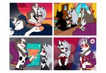 Rating: s
ID: 4717373
Date: 2024-04-13 01:10:47 -0400
Status: active
Score: 75
absurd_res beach black_nose blush canid canine canis chanuaree clothed clothing comic domestic_dog dream dress english_text female flower fur furniture grey_body grey_fur hand_on_head heart_symbol helluva_boss hi_res hug husky inviting loona_(helluva_boss) love male mammal nervous nordic_sled_dog pinklie_(helluva_boss) plant poster red_sclera sitting sleeping spitz table text white_body white_eyes white_fur wolf post #4717373