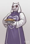 Rating: s
ID: 3199167
Date: 2022-02-28 03:50:09 -0500
Status: active
Score: 62
2022 anthro boss_monster_(undertale) bovid breasts caprine clothed clothing dessert eyebrows eyelashes female food fur goat hi_res holding_food holding_object holding_pie horn looking_at_viewer mammal mature_anthro mature_female pastry pie piercing rawslaw5 red_eyes solo toriel undertale undertale_(series) white_body white_fur post #3199167