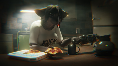 Rating: s
ID: 5711730
Date: 2025-07-16 00:09:50 -0400
Status: active
Score: 14
16:9 3d_(artwork) alcohol annoad annoad_(modeler) anthro beverage black_hair breasts chromatic_aberration cigarette cigarette_in_mouth cigarette_smoke clothing container cup digital_media_(artwork) ear_piercing female food furniture hair hi_res holding_beverage holding_food holding_object holding_pizza hyena inside kitchen mammal medium_breasts mia_(annoad) mug object_in_mouth piercing pizza pizza_box pouring profanity shirt short_hair short_sleeves smoke smoking smoking_cigarette solo t-shirt table topwear whiskey white_clothing white_shirt white_t-shirt white_topwear widescreen post #5711730