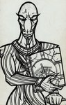 Rating: s
ID: 4945830
Date: 2024-07-27 10:31:00 -0400
Status: active
Score: 4
ambiguous_gender bald bald_female black_and_white book cane clothed clothing dungeons_and_dragons elderly elderly_female fake_beard female forgotten_realms fully_clothed glistening glistening_head haedraline half-length_portrait hasbro hi_res humanoid line_art lizard_woman lizardfolk_(dnd) lizardman monochrome neverwinter neverwinter_nights obscure_character old_ones_dnd pinstripe_suit portrait reptile sarrukh scalie solo spellbook traditional_media_(artwork) wizards_of_the_coast xemxemgulion post #4945830