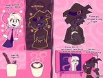 Rating: s
ID: 4315295
Date: 2023-09-26 14:05:13 -0400
Status: active
Score: 366
4:3 abstract_background absurd_res annoyed anthro beverage black_body black_clothing black_dress black_fur clothing coffee coffee_cup comic container cup dialogue domestic_cat dress duo english_text eyes_closed felid feline felis female fur hat headgear headwear hi_res layered_heart magic_user male mammal murid murine pouring_coffee rat rat_tail reggie_(whygena) rodent salem_(whygena) skull_symbol smile tail text tired white_body white_fur whygena witch witch_hat post #4315295