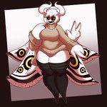 Rating: s
ID: 4131522
Date: 2023-06-25 03:23:39 -0400
Status: active
Score: 42
1:1 4_arms absurd_res antennae_(anatomy) arthropod big_breasts big_hands black_sclera breasts clothing curvy_figure delirium_(tboi) eyelashes eyewear fangs female freckles gesture ghospe_moth glasses goo_creature hand_gesture hi_res humanoid insect insect_wings legwear lepidopteran moth multi_arm multi_limb nov_(noveuxa) round_glasses simple_background slightly_chubby smile smiling_at_viewer solo sweater teeth the_binding_of_isaac_(series) thick_thighs thigh_highs tongue topwear v_sign voluptuous white_body white_skin wide_hips wings post #4131522