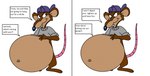 Rating: s
ID: 5651556
Date: 2025-06-18 16:56:13 -0400
Status: pending
Score: -3
2013 4_fingers anthro backwards_baseball_cap backwards_hat barefoot baseball_cap belly big_belly biped black_nose bottomless bottomless_anthro bottomless_male capitol_critters cheek_tuft clothed clothing colored comic dialogue digital_drawing_(artwork) digital_media_(artwork) ear_tuft english_text eyebrows facial_tuft feet fingers flat_colors glance grey_clothing grey_shirt grey_topwear hairless_tail hand_on_belly hand_on_own_belly hanna-barbera hat headgear headwear heavymetalrules huge_belly jammett looking_at_another looking_at_belly looking_at_own_belly male mammal max_(capitol_critters) morbidly_obese morbidly_obese_anthro morbidly_obese_male murid murine navel obese obese_anthro obese_male offscreen_character overweight overweight_anthro overweight_male pink_tail purple_baseball_cap raised_eyebrow raised_tail rat rodent shirt simple_background smile solo speech_bubble tail text topwear tuft vore white_background white_sclera post #5651556