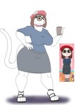 Rating: s
ID: 4048261
Date: 2023-05-12 17:06:13 -0400
Status: active
Score: 19
anthro beverage big_breasts big_butt breasts butt clothing coffee eyewear felid feline female flat_colors footwear glasses hand_on_hip hat headgear headwear hi_res jewelry looking_at_viewer mammal my_talking_angela necklace photolol.03 simple_background solo talking_angela talking_tom_and_friends thick_thighs wide_hips post #4048261