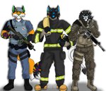 Rating: s
ID: 4478415
Date: 2023-12-17 16:10:42 -0500
Status: active
Score: 5
absurd_res angry anthro armor black_body black_fur blue_body blue_eyes blue_fur boots bope bulletproof_vest canid canine claws clock clothing duky_(nickyydukyte) electronics felid fire firefighter_boots firefighter_helmet firefighter_outfit firefighter_uniform footwear fox fur green_body green_eyes green_fur group gun gun_holster headgear helmet hi_res hose humanoid knee_pads lion looking_at_another looking_at_partner looking_at_viewer male male/male mammal multicolored_body multicolored_fur muscular muscular_anthro muscular_male nickyy_(nickyydukyte) pantherine pockets police police_uniform ranged_weapon retractable_claws rifle shoes striker_f_(teymosoo) striped_body striped_fur stripes tail teymosoo thigh_holster trio uniform walkie-talkie watch weapon white_body white_fur wristwatch post #4478415