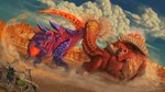Rating: s
ID: 3373909
Date: 2022-06-05 06:28:45 -0400
Status: active
Score: 32
2022 ambiguous_gender attack blade bone brute_wyvern capcom claws day desert detailed_background digital_media_(artwork) dinosaur duramboros felid felyne feral fight fur glavenus group hi_res holding_object holding_weapon hooves horn lone-scarab lynian mace_tail mammal melynx monster_hunter open_mouth outside prehistoric_species reptile sand scales scalie sharp_tail skull sky standing swinging_tail tail tail_blade teeth tongue weapon weapon_tail post #3373909
