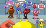 Rating: s
ID: 683893
Date: 2015-07-04 22:09:47 -0400
Status: active
Score: -15
bandai_namco blinky_(pac-man) blue_eyes bodily_fluids body_swap clothing clyde_(pac-man) dialogue english_text female footwear ghost group humanoid humor inky_(pac-man) male mean-motor-scooter not_furry open_mouth pac-man pac-man_(series) pac-man_and_the_ghostly_adventures pinky_(pac-man) shoes simple_background spirit sweat sweatdrop text unknown_species waddling_head what post #683893