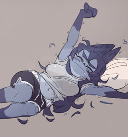 Rating: s
ID: 5759765
Date: 2025-08-06 02:30:01 -0400
Status: active
Score: 21
2024 anthro blue_body blue_ears blue_eyebrows blue_fur blue_hair bodily_fluids bottomwear breasts canid canine canis clothed clothed_anthro clothed_female clothing digital_drawing_(artwork) digital_media_(artwork) domestic_dog drawstring_shorts drooling eyebrows eyes_closed female female_anthro fur gloves_(marking) hair long_hair lying mammal markings medium_breasts mini_(puppy_in_space) navel on_side pillow portrait puppy_in_space saliva shirt shorts simple_background solo stretching thick_eyebrows three-quarter_portrait topwear post #5759765