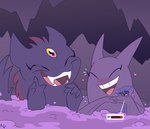 Rating: s
ID: 5342294
Date: 2025-01-31 10:16:54 -0500
Status: active
Score: 18
2020 3_eyes ambiguous_gender anthro bat_wings bathing bathing_together black_body cave crobat extreme_size_difference eyes_closed fangs feral fuf gameplay_mechanics generation_2_pokemon generation_4_pokemon generation_6_pokemon grey_body group gui health_bar hi_res holding_another inside mega_evolution mega_gengar membrane_(anatomy) membranous_wings mismagius multi_eye nintendo open_mouth open_smile partially_submerged pokemon pokemon_(species) size_difference smile spiral_eyes teeth tongue trio wings post #5342294