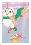 Rating: s
ID: 5529105
Date: 2025-04-25 09:01:02 -0400
Status: active
Score: 2
ambiguous_gender basket beak cloud container deviantart deviantart_logo feathered_wings feathers feral flying generation_7_pokemon glistening glistening_eyes green_body green_feathers grey_eyes hi_res looking_at_viewer milk-jug nintendo orange_beak pokemon pokemon_(species) rowlet solo tan_body tan_feathers white_beak white_body wings post #5529105