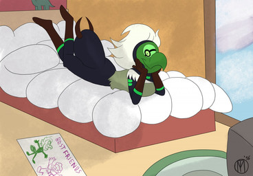 2016 alien arthropod beak bed bedroom cartoon_network centipeetle clothed clothing cyclops drawing female gem_(species) hair hands_on_face happy insect insectoid lying mb_thomas on_front smile solo steven_universe thorax white_hair
Rating: Safe
Score: 1
User: BlankFlank6
Date: July 21, 2017 2016 alien arthropod beak bed bedroom cartoon_network centipeetle clothed clothing cyclops drawing female gem_(species) hair hands_on_face happy insect insectoid lying mb_thomas on_front smile solo steven_universe thorax white_hair
Rating: Safe
Score: 1
User: BlankFlank6
Date: July 21, 2017