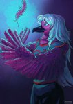 Rating: s
ID: 5647524
Date: 2025-06-16 23:54:59 -0400
Status: active
Score: 3
2025 absurd_res anthro armor aucaailin avian beak bird black_bottomwear black_clothing blue_armor blue_hair bottomwear clothed clothing comic digital_media_(artwork) feathers female hair hi_res long_hair looking_at_object magic purple_body purple_feathers solo winged_arms wings post #5647524