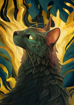 Rating: s
ID: 5667024
Date: 2025-06-25 14:42:18 -0400
Status: active
Score: 12
black_body black_fur black_nose detailed detailed_background detailed_fur digital_media_(artwork) domestic_cat felid feline felis feral fur male mammal mouth_closed plant pointy_ears raironu side_view signature solo watermark whiskers yellow_sclera post #5667024