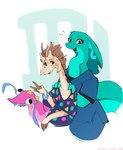 Rating: s
ID: 5437277
Date: 2025-03-16 14:13:32 -0400
Status: active
Score: 14
4_fingers anthro becky_(javanshir) blue_eyes brown_hair clothed clothing cobra duo eyebrows eyelashes female fingers giraffe giraffid green_body hair javanshir looking_at_viewer male mammal open_mouth reptile scalie snake swill_(javanshir) tan_body tongue yellow_sclera post #5437277