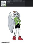 Rating: s
ID: 5570114
Date: 2025-05-13 18:08:38 -0400
Status: active
Score: 3
2024 3:4 4chan amber_(snoot_game) anthro artist_name black_bottomwear black_clothing black_eyes black_shorts bone_frill bottomwear cavemanon_studios clothing crossed_arms digital_drawing_(artwork) digital_media_(artwork) espectro111222 feathered_wings feathers female frill_(anatomy) green_clothing green_jacket green_topwear grey_body grey_hair grey_scales hair hi_res jacket looking_at_viewer prehistoric_species pterodactylus pterosaur red_sneakers reptile scales scalie short_hair shorts simple_background smile snoot_game snout solo text topwear watermark white_background wings post #5570114