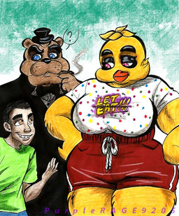 Rating: s
ID: 5523042
Date: 2025-04-22 13:47:20 -0400
Status: active
Score: 2
2015 4_fingers anthro artist_name avian beak bear bent_arm big_breasts bird black_bow_tie black_clothing black_eyebrows black_eyelids black_hair black_nose black_suit black_top_hat blonde_hair blue_bottomwear blue_clothing blue_eyes bottomwear bow_tie breasts brown_body brown_eyes brown_fur cageyshick05_(artist) chica_(fnaf) chicken cigar cigar_smoke claws clothed clothed_anthro clothed_female clothed_human clothed_male clothing colored colored_pencil_(artwork) english_description english_text eye_contact eyebrows eyelashes fangs feather_hair feathers female finger_claws fingers five_nights_at_freddy's freddy_(fnaf) fully_clothed fully_clothed_anthro fully_clothed_female fully_clothed_human fully_clothed_male fur galliform gallus_(genus) green_background green_clothing green_shirt green_t-shirt green_topwear grey_dress_shirt group hair hands_on_own_hips hat headgear headwear holding_cigar holding_object human larger_anthro larger_female larger_male light lighting looking_at_another male male_anthro male_human mammal mouth_closed muscular muscular_anthro muscular_female non-mammal_breasts orange_beak phasianid pink_eyes pockets pseudo_hair red_bottomwear red_clothing red_shorts scottgames shaded shirt short_hair shorts simple_background size_difference smaller_human smaller_male smile smiling_at_another smoke standing suit t-shirt tan_body tan_skin teeth text text_on_t-shirt thick_eyebrows thick_thighs toothy_grin top_hat topwear traditional_media_(artwork) trio whisker_spots white_clothing white_shirt white_t-shirt white_topwear william_(tallsimeon2003) yellow_body yellow_feathers post #5523042