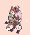 Rating: s
ID: 5178507
Date: 2024-11-13 00:05:59 -0500
Status: active
Score: 36
ambiguous_gender anthro blush bottomwear bovid bovine canid canine canis cattle clothing domestic_dog duo eyewear glasses hi_res hijen jenn_(hijen) khimitsych_(hijen) love loving_embrace male male/male mammal pants romantic romantic_couple shirt size_difference t-shirt tail tail_tuft topwear tuft post #5178507