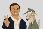 Rating: s
ID: 4826734
Date: 2024-06-03 16:32:14 -0400
Status: active
Score: 25
alfred's_playhouse alfred_alfer brown_hair canid canine clenched_teeth clothing duo fur gesture green_clothing hair hand_gesture human jorge_alvarez_maynez male mammal nai_ive pose sharp_teeth smile suit teeth v_sign yellow_body yellow_fur post #4826734