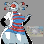 Rating: s
ID: 5627924
Date: 2025-06-08 01:35:00 -0400
Status: active
Score: 22
1_eye absurd_res activeajames animate_inanimate bedroom_eyes clipboard clothed clothed_female clothing coat eyeshadow female generation_1_pokemon grey_body hand_on_hip hi_res holding_clipboard holding_object huge_thighs humanoid lab_coat looking_at_viewer machine magnemite magnet makeup narrowed_eyes nintendo pokemon pokemon_(species) red_eyeshadow robot robot_humanoid seductive solo thick_thighs topwear post #5627924