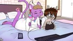 Rating: s
ID: 4830879
Date: 2024-06-05 13:13:10 -0400
Status: active
Score: 20
4_toes absurd_res almy anthro barefoot bed bedroom brown_body brown_fur brown_hair canid canine canis claws clothed clothing computer cupcakecat_(character) detailed_background domestic_cat duo earbuds electronics eyewear feet felid feline felis female female/female fur furniture glasses hair headphones hi_res laptop lgbt_pride mammal oversized_clothing oversized_shirt oversized_topwear pawpads paws phone pink_pawpads pride_colors purple_body purple_eyes purple_fur relaxing roxie_martindale_(fluffyakuma) shirt smile soles tail toes topwear transgender_pride_colors window wolf post #4830879