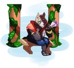 Rating: s
ID: 2806694
Date: 2021-06-29 00:13:44 -0400
Status: active
Score: 13
adastra adastra_(series) amicus_(adastra) bench blue_eyes brooch canid canine canis cape clothing column dandy_roosevelt echo_project facial_piercing flower hand_on_face hi_res jewelry labret_piercing lavender_(disambiguation) lip_piercing male mammal piercing plant sad sitting solo wolf post #2806694