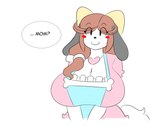 Rating: s
ID: 5651583
Date: 2025-06-18 17:08:59 -0400
Status: active
Score: 14
2016 accessory anthro big_breasts blush blush_stickers bow_ribbon breasts brown_hair canid canine canis centered_hair_bow cleavage closed_smile clothed clothing dialogue digital_drawing_(artwork) digital_media_(artwork) domestic_dog english_text eye_through_hair eyebrow_through_hair eyebrows eyelashes eyelashes_through_hair female fur hair hair_accessory hair_bow hair_ribbon half-length_portrait holly_applebee mammal mother_(lore) mouth_closed parent_(lore) pink_clothing pink_topwear portrait ribbons simple_background smile solo speech_bubble tail text theycallhimcake topwear translucent translucent_hair white_background white_body white_fur yellow_hair_bow post #5651583